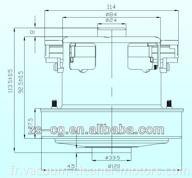 Small Vacuum Cleaner Motor